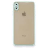 Alan Şanslı iPhone X Montreal Turkuaz Silikon Kapak Kılıf
