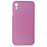 Alan Şanslı iPhone XR PP Ultra İnce Kapak Pembe Kılıf