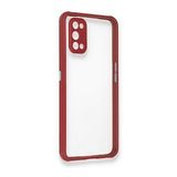 Alan Şanslı Realme 7 Pro Miami Şeffaf Silikon Fuşya Kılıf