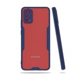 Alan Şanslı Samsung Galaxy A02S Platin Silikon Lacivert Cep Telefonu Kılıfı