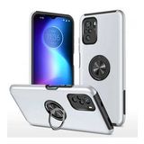 Alan Şanslı Xiaomi Poco F3 Elit Yüzüklü Kapak Gümüş Kılıf
