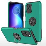 Alan Şanslı Xiaomi Poco F3 Elit Yüzüklü Kapak Yeşil Kılıf