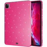 Alan Tech iPad Pro 11 2022 M2 Simli Parlak Görünümlü Zore Tablet Koton Kılıf-Pembe Koyu - Koyu Pembe