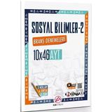 Alan Yks Ayt Sosyal Bilimler-2 10X46 Deneme Çözümlü Alan Yayınları