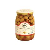 Alan Zeytinleri Biber Dolgulu Yeşil Zeytin 141-160 Cam Kavanoz 900 gr