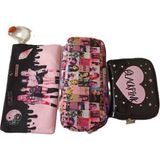Alanç Gift Black Pink Özel Hediye Seti, Cüzdan, Kalemlik, Bez Cüzdan
