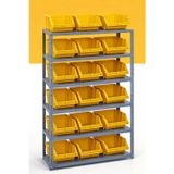Alanraf 6 Katlı Galvaniz Çelik Raf - Depo, Arşiv, Kiler, Dosya, Market Rafı 31X60 Cm-150 Cm-0.70 Mm