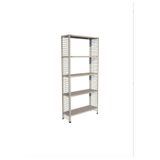 Alanraf Çelik Raf Tel Kafes 5 Katlı 31X75X150 Dekoratif Raf Sistemleri, Depo Rafı, Arşiv Rafı, Kiler Rafı
