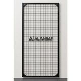 Alanraf Sık Telli Tel Raf - Siyah Renkli Tel Pano Stand, Duvar Askılığı 60X150 cm