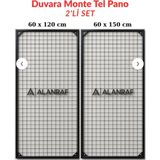 ALANRAF Sık Telli Tel Raf - Tel Pano Stand, Duvar Askılığı İkili Fırsat Set 60x120 cm ve 60x150 cm