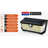 AlanSansli 202 LED Güneş Enerjili Hareket Sensörlü Çakar LED Duvar Lambası PD772