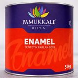 AlanSansli Pamukkale Enamel Sentetik Parlak Yağlı Boya 5 kg Lületaşı Ral 1013 - Diğer