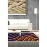 ALANUR E5022-sckz-k-hali Home Kaymaz Dijital Mutfak & Salon Halı Trend Geometrik E5022 Renkli
