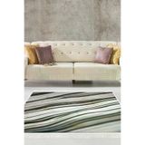 ALANUR E5032-sckl-k-hali Home Kaymaz Dijital Mutfak & Salon Halı Trend Saçaklı Mermer E5032 Beyaz