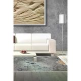 ALANUR E5037-sckl-p-hali Home Kaymaz Dijital Mutfak & Salon Halı Star Pamuk Saçaklı Mermer E5037 Gri