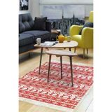ALANUR E5184-sckl-k-hali-salon standart grup Home Kaymaz Dijital Mutfak & Salon Halı Trend Saçaklı E5184