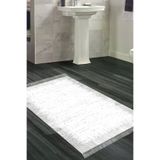 Alanur Home 1342-Trend-Banyo Eko Trend Djt Banyo Paspası Yıkanabilir Kaymaz Taban 1342 Modern Gri