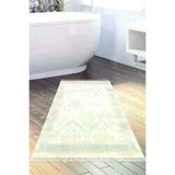 Alanur Home 1376-Trend-Banyo Eko Trend Djt Banyo Paspası Yıkanabilir Kaymaz Taban 1376 Klasik Açık Turkuaz