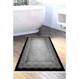 Alanur Home 1674-Trend-Banyo Eko Trend Djt Banyo Paspası Yıkanabilir Kaymaz Taban 1674 Modern Gri