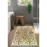 Alanur Home 1910-Trend-Banyo Eko Trend Djt Banyo Paspası Yıkanabilir Kaymaz Taban 1910 Modern Kahve