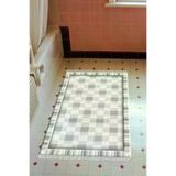 Alanur Home 1913-Trend-Banyo Eko Trend Djt Banyo Paspası Yıkanabilir Kaymaz Taban 1913 Modern Gri