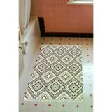 Alanur Home 1931-Trend-Banyo Eko Trend Djt Banyo Paspası Yıkanabilir Kaymaz Taban 1931 Iskandinav Kahve Krem