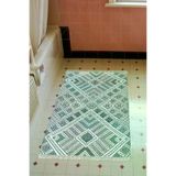 Alanur Home 2029-Trend-Banyo Eko Trend Djt Banyo Paspası Yıkanabilir Kaymaz Taban 2029 Modern Mavi