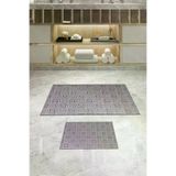 Alanur Home 510605 Alanur Trend Kaymaz Taban Dijital Banyo 2'li Klozet Takımı Bej