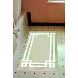 Alanur Home 657M-Trend-Banyo Eko Trend Djt Banyo Paspası Yıkanabilir Kaymaz Taban 657M Modern Camel