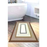 Alanur Home 675M-Trend-Banyo Eko Trend Djt Banyo Paspası Yıkanabilir Kaymaz Taban 675M Modern Gold