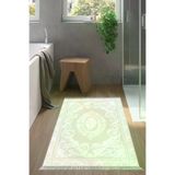 Alanur Home 747-Trend-Banyo Eko Trend Djt Banyo Paspası Yıkanabilir Kaymaz Taban 747 Klasik Bej