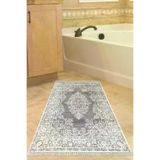Alanur Home 762-Trend-Banyo Eko Trend Djt Banyo Paspası Yıkanabilir Kaymaz Taban 762 Osmanlı Gri