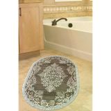Alanur Home 762-Trend-Banyo-Oval Eko Trend Djt Banyo Paspası Yıkanabilir Kaymaz Taban 762 Oval Osmanlı Vizon