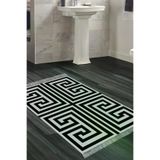 Alanur Home 768-Trend-Banyo Eko Trend Djt Banyo Paspası Yıkanabilir Kaymaz Taban 768 Modern Gri