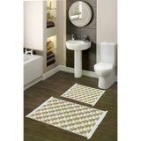 Alanur Home AL5010-sckl-k-klozet Kaymaz Taban Djt Klozet Takımı Trend Saçaklı Vintage Al5010 Bej
