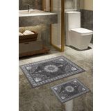 Alanur Home Alanur Trend Kaymaz Taban Dijital 2'li Banyo Klozet Takımı Gri 510615