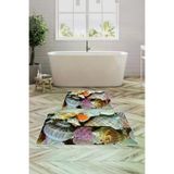 Alanur Home Alanur Trend Kaymaz Taban Dijital 2'li Banyo Klozet Takımı Kt415 Renkli