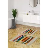 Alanur Home Alanur Trend Kaymaz Taban Dijital 2'li Banyo Klozet Takımı Kt464 Multi
