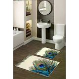 Alanur Home Alanur Trend Kaymaz Taban Dijital Banyo 2'li Klozet Takımı Kt410 Mavi