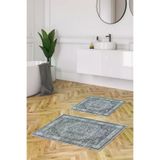 Alanur Home Alanur Trend Kaymaz Taban Dijital Banyo 2'li Klozet Takımı Kt412 Mavi