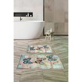 Alanur Home Alanur Trend Kaymaz Taban Dijital Banyo 2'li Klozet Takımı Kt417 Turkuaz