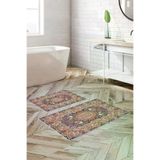 Alanur Home Alanur Trend Kaymaz Taban Dijital Banyo 2'li Klozet Takımı Kt436 Bej