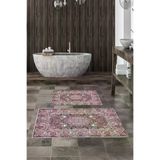 Alanur Home Alanur Trend Kaymaz Taban Dijital Banyo 2'li Klozet Takımı Kt436 Mor