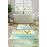 Alanur Home Alanur Trend Kaymaz Taban Dijital Banyo 2'li Klozet Takımı Kt441 Mavi