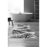 Alanur Home Alanur Trend Kaymaz Taban Dijital Banyo 2'li Klozet Takımı Kt449 Siyah