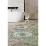 Alanur Home Alanur Trend Kaymaz Taban Dijital Banyo 2'li Klozet Takımı Kt467 Mavi