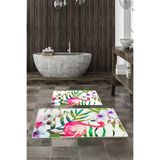 Alanur Home Alanur Trend Kaymaz Taban Dijital Banyo 2'li Klozet Takımı Kt469 Kırmızı