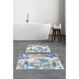Alanur Home Alanur Trend Kaymaz Taban Dijital Banyo 2'li Klozet Takımı Kt488 Mavi