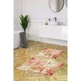 Alanur Home Alanur Trend Kaymaz Taban Dijital Banyo 2'li Klozet Takımı Kt496 Bordo