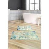 Alanur Home Alanur Trend Kaymaz Taban Dijital Banyo 2'li Klozet Takımı Kt496 Mavi